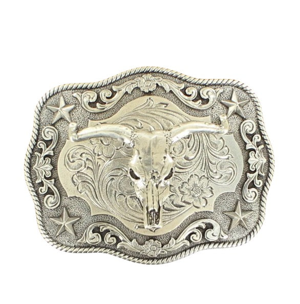 Western Steer Skull Belt Buckle #1721