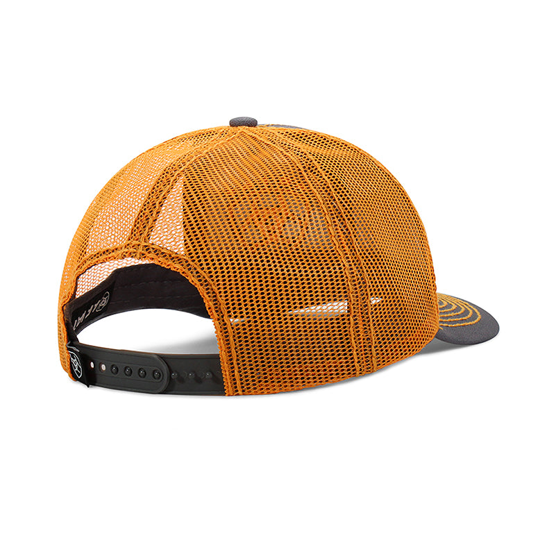 Ariat Neon Orange Grey Cap #1506