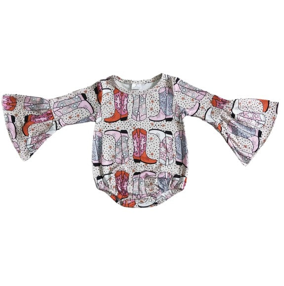 Western Boots Romper