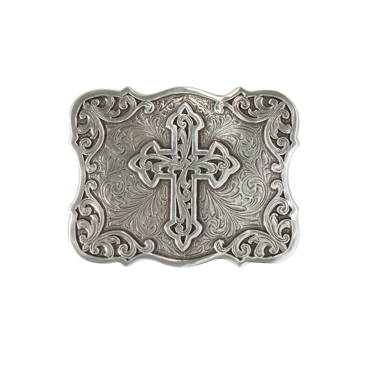 Blazin Roxx Cross Filigree Belt Buckle #7165