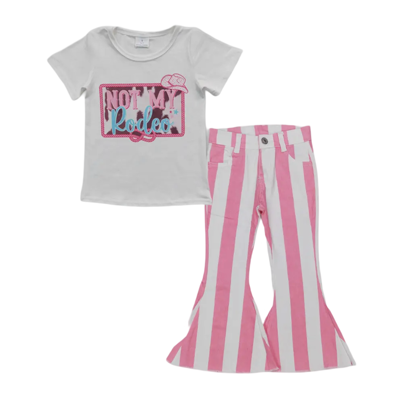 Rodeo Pink Stripe Outfit