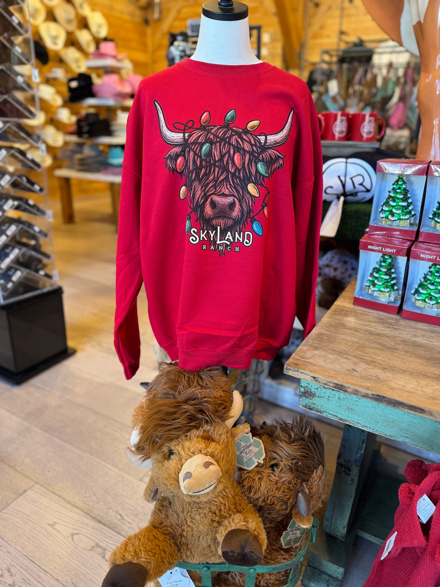 DOZER Christmas Lights Crewneck