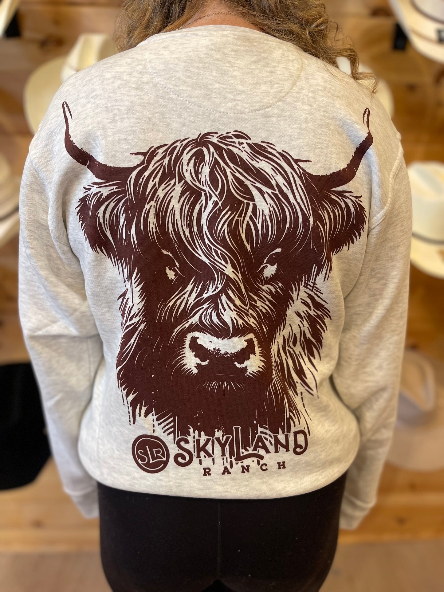 DOZER Highland Cow Crewneck