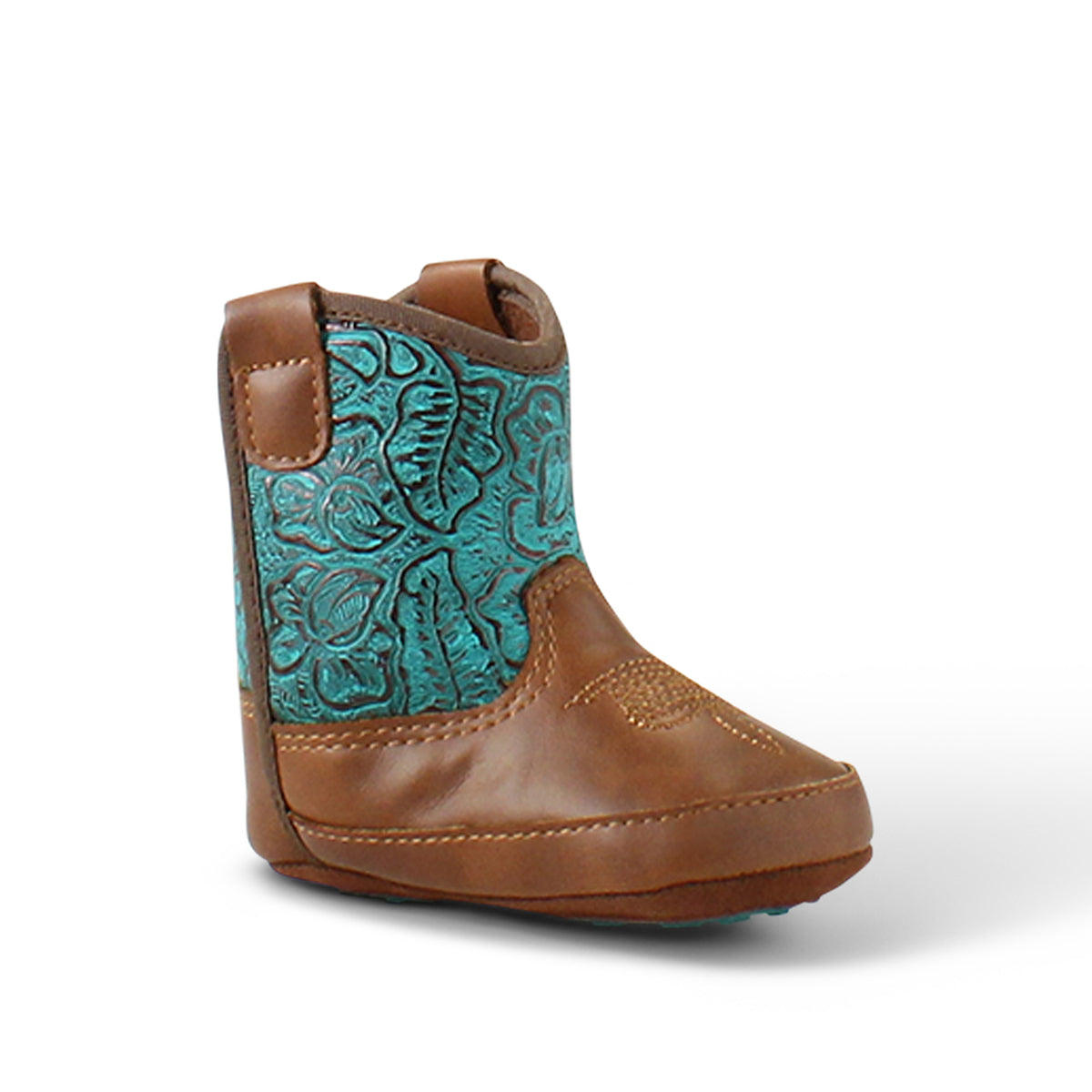 Ariat LIL' STOMPERS Turquoise Embossed Boots sizes0-4,#7096-#7100