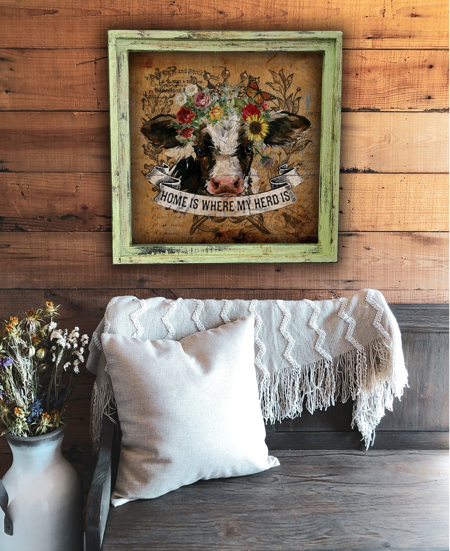 Home Herd Handmade Home Decor Sign XSM.#8026, MD.#8008/#8019