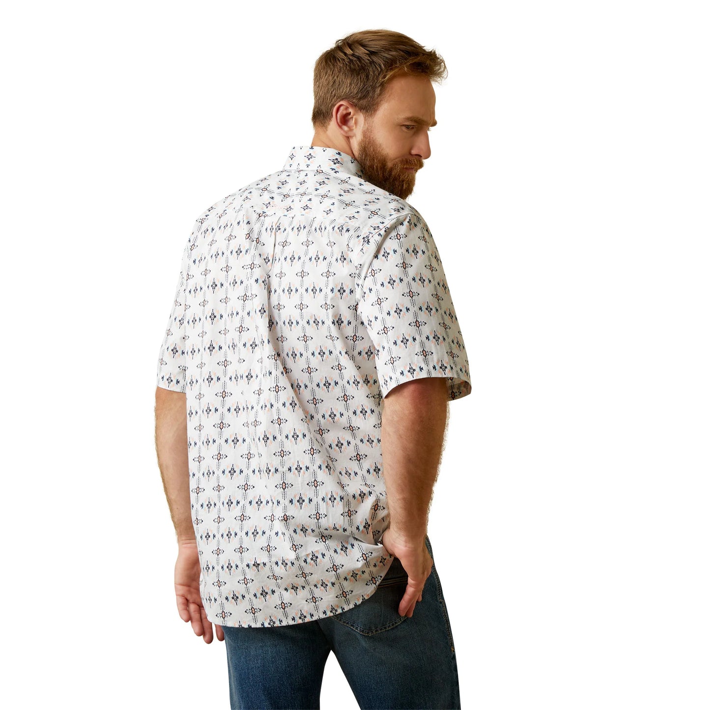 Ariat® Men's Otto Classic White Button Down Shirt sm.-2x#2833-2837,3x#7025