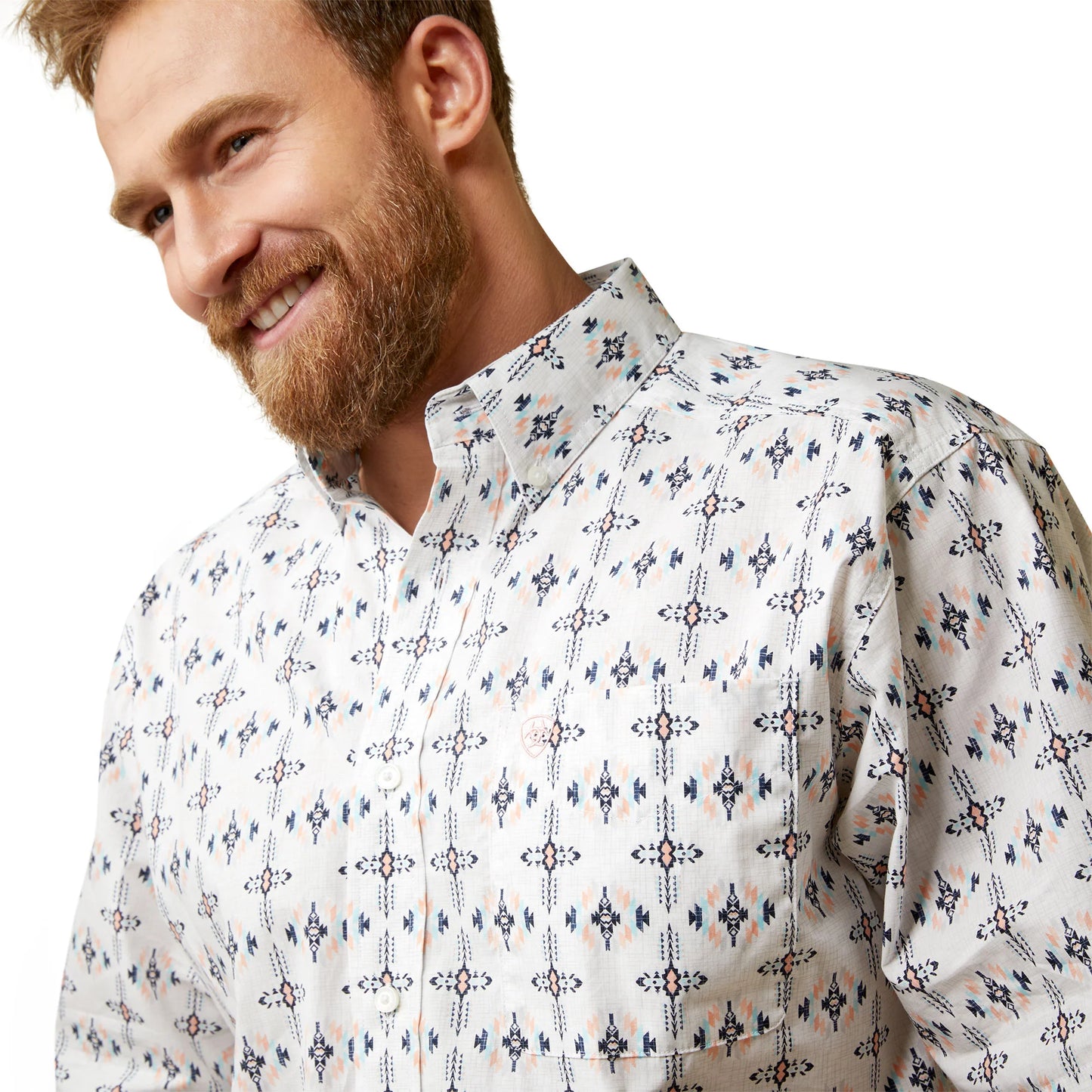 Ariat® Men's Otto Classic White Button Down Shirt sm.-2x#2833-2837,3x#7025