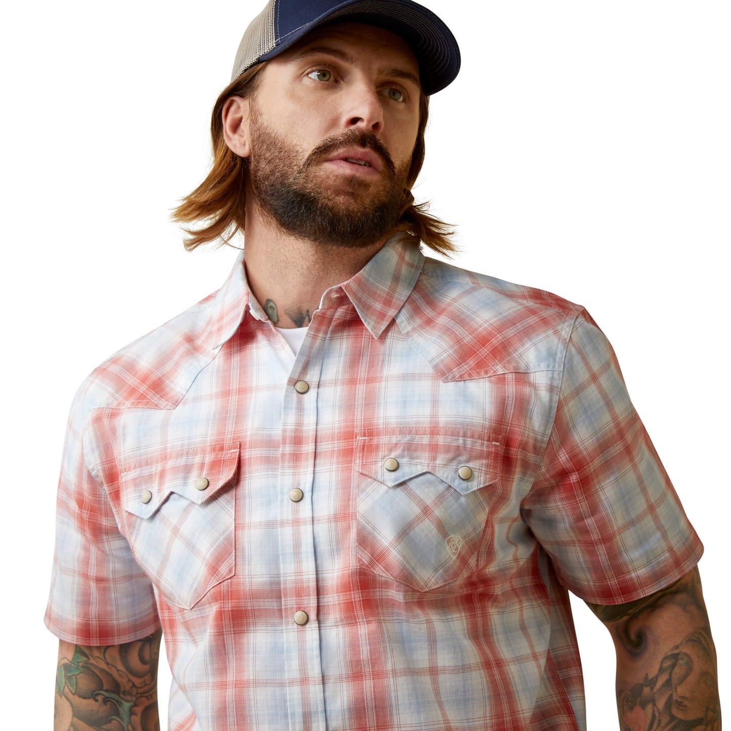 Ariat Mens Harter Retro Fit Shirt size sm.-2x,#2768-2772