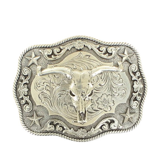 Western Steer Skull Belt Buckle #1721
