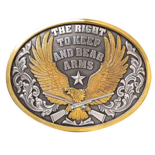 Nocona 2nd Amendment Belt Buckle #1707