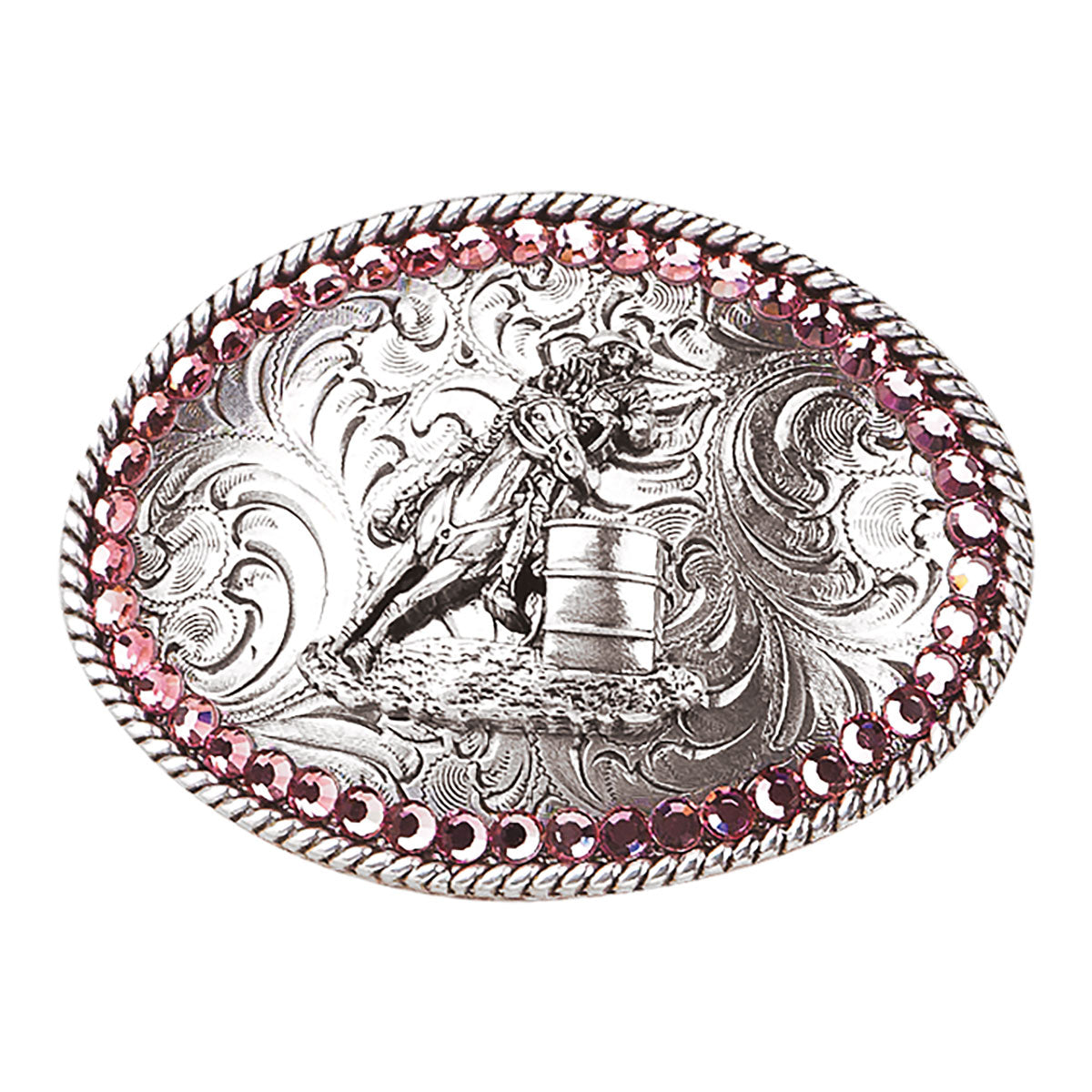 Nocona Girls Youth Barrel Racer Belt Buckle #8446