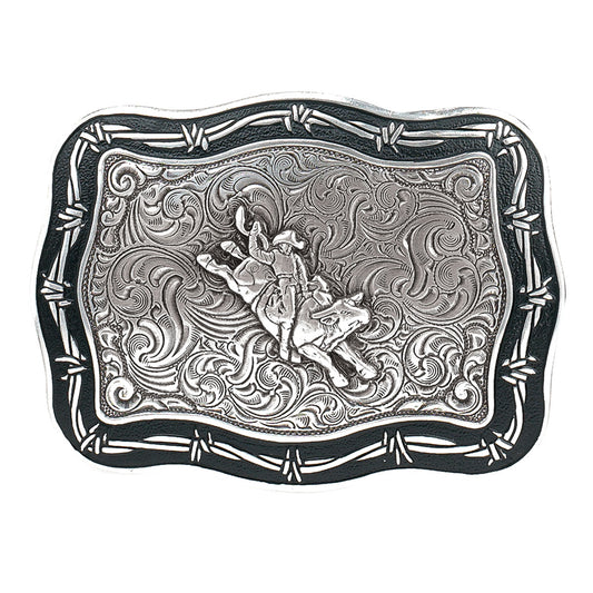 Bull Rider Barbwire Edge Belt Buckle #8469