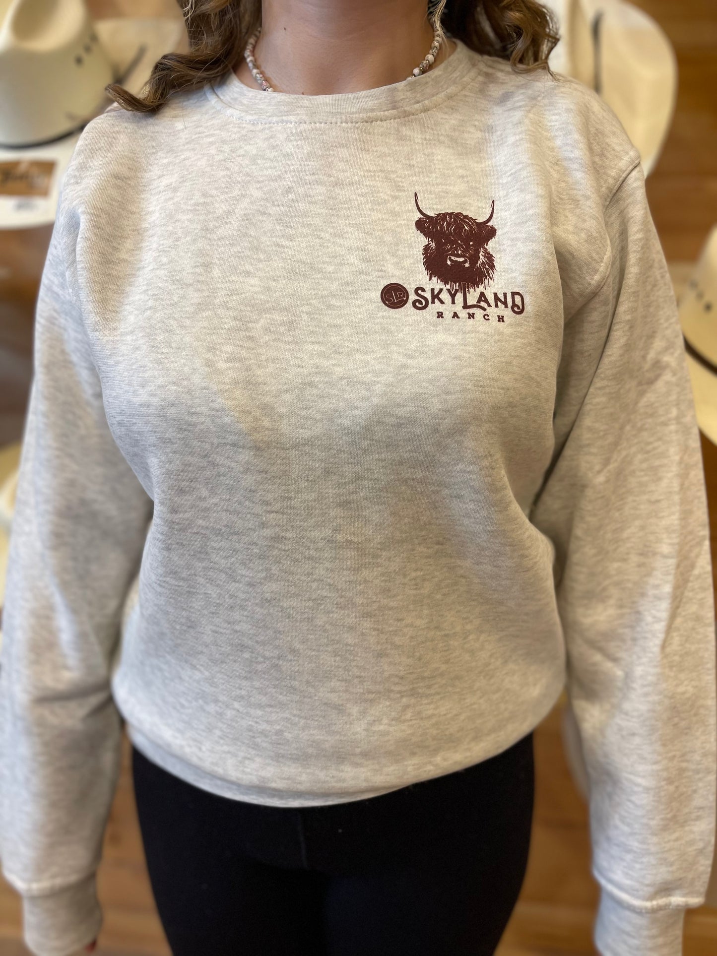 DOZER Highland Cow Crewneck