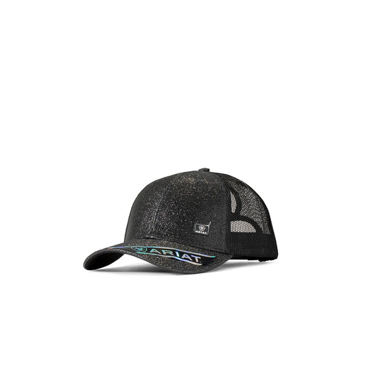 Ariat Ladies Black Glitter Cap #1513