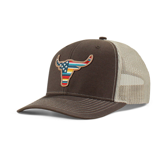 Ariat Bull Skull USA Cap #6363