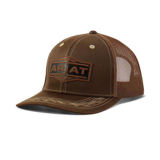 Ariat Vintage Brown Shield Logo Cap #6369