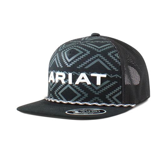 Ariat Black and Grey Aztec Cap #7150