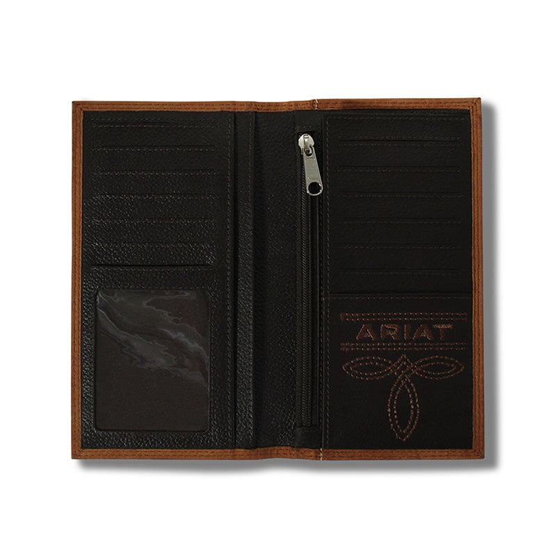 Ariat Rodeo Style Medium Brown Wallet #5745