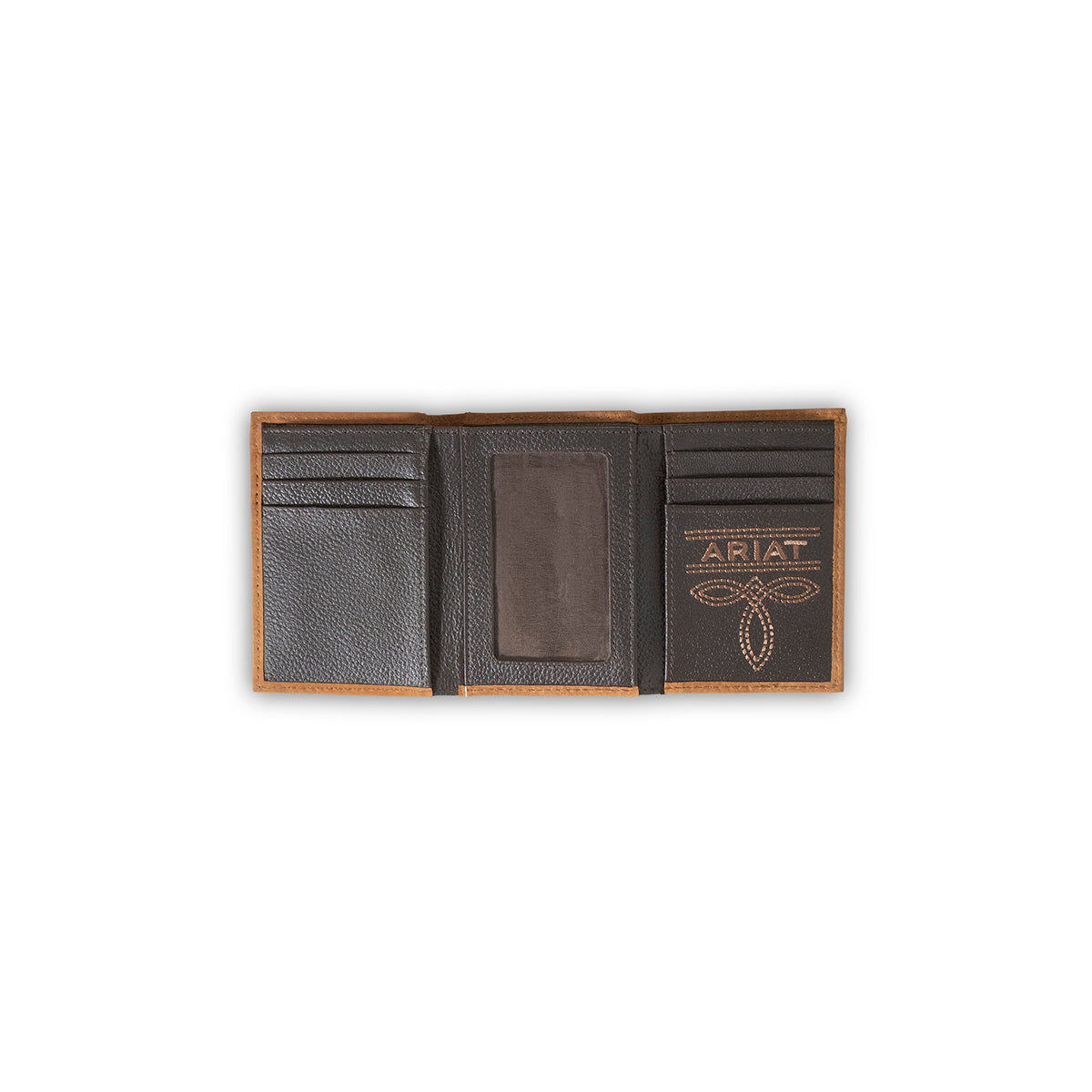 Ariat USA Flag Patch Trifold Style Wallet #1642