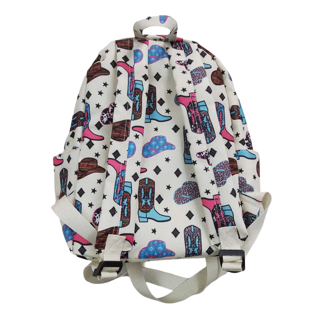 Kids Western Hats & Boots Backpack
