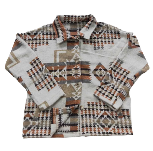 Kids Aztec Shacket