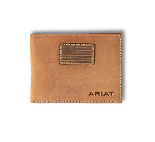Ariat USA Flag Patch Bifold Style Wallet #1643