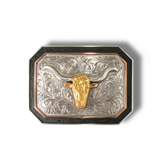 Ariat Antique Longhorn Belt Buckle #8476
