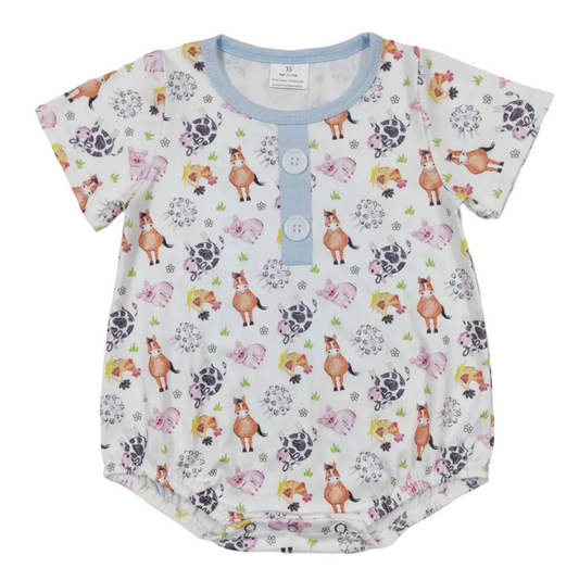 Baby Farm Animal Onesie