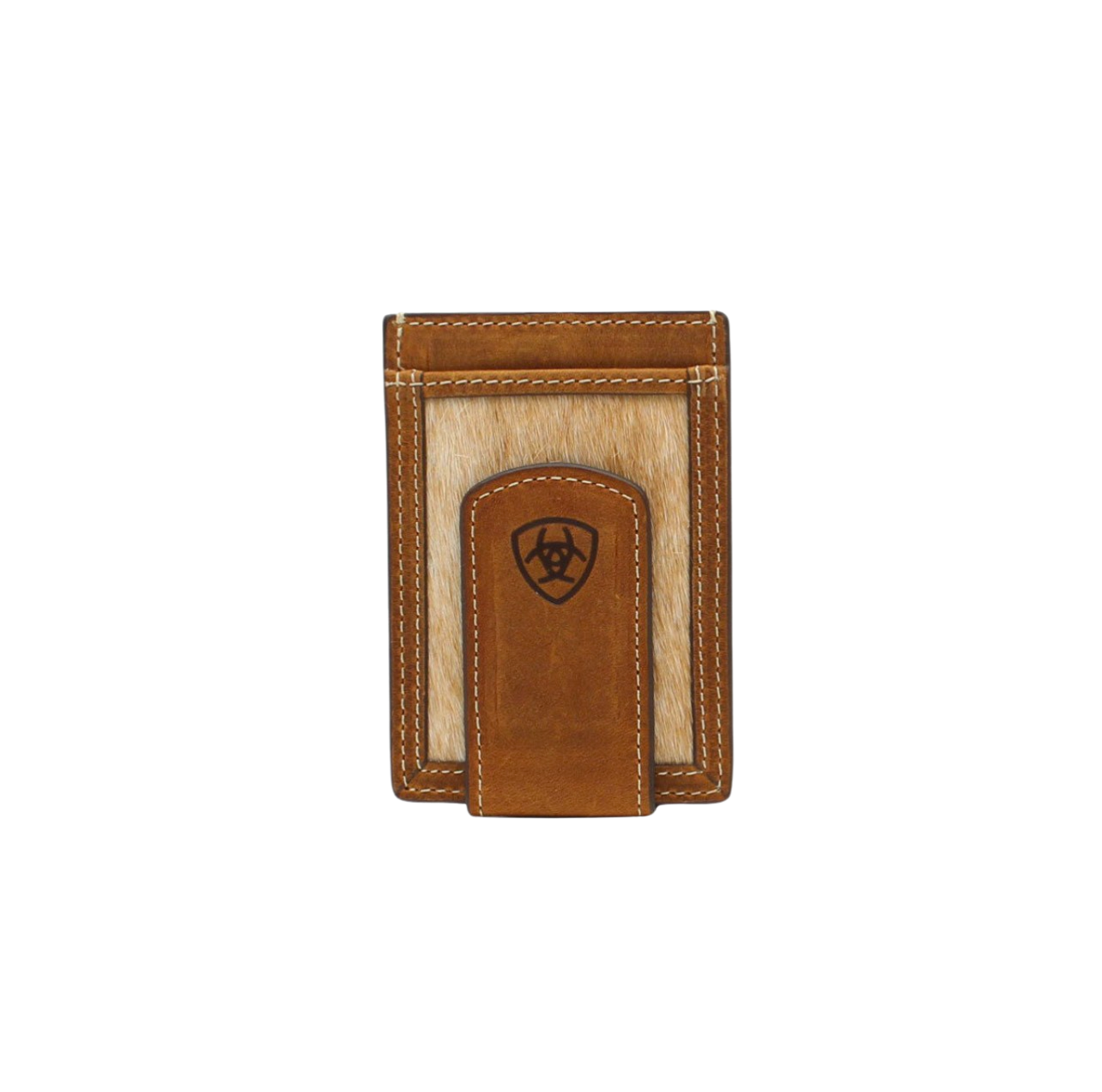 Ariat Tan Calf Hair Inlay Money Clip #5759