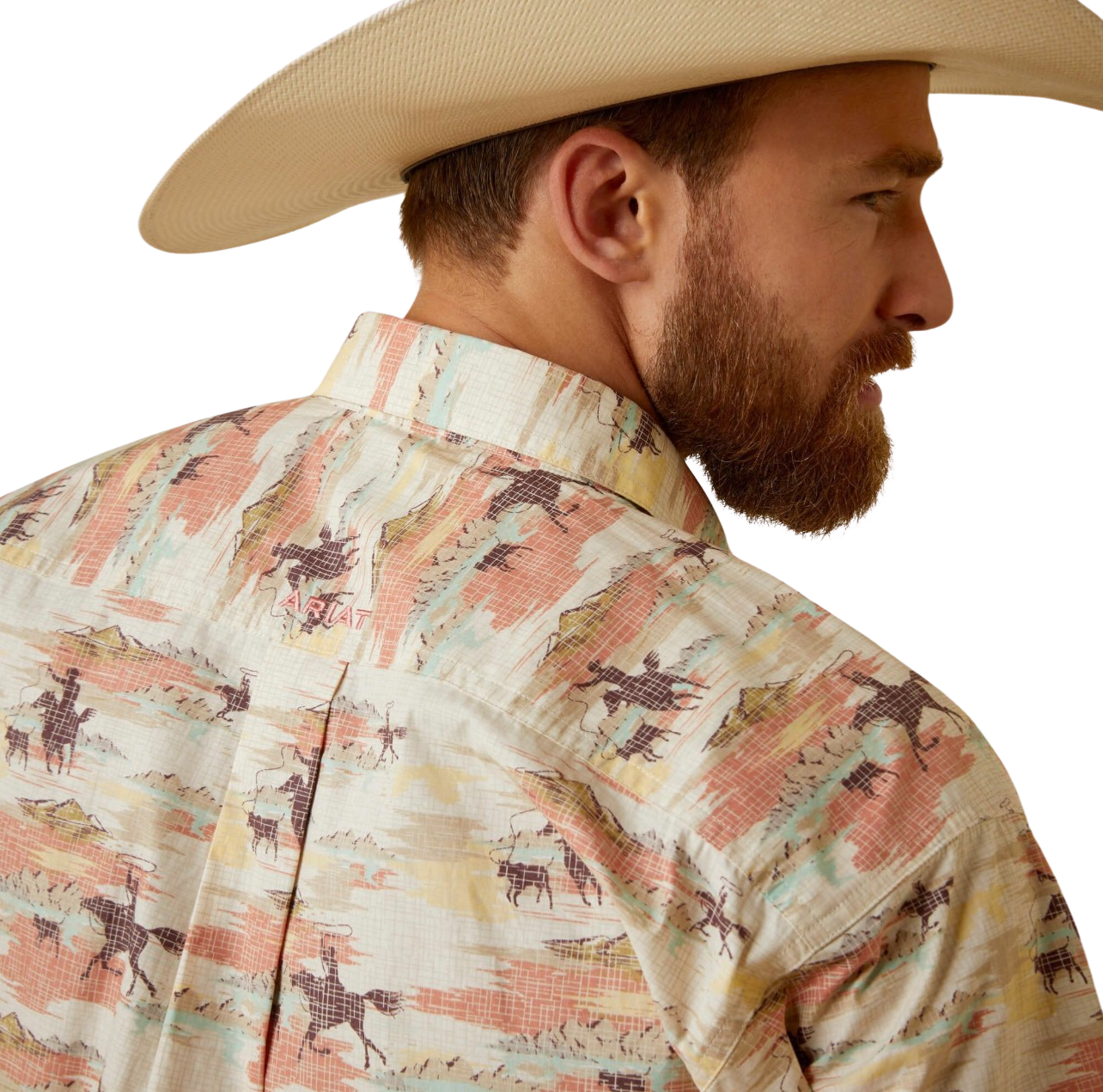Ariat Mens August Classic Fit Shirt size sm.-2x,#2818-2822