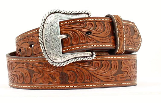 Nocona Tooled Leather Belt 30"#7161 32"-46"#1836-#1843