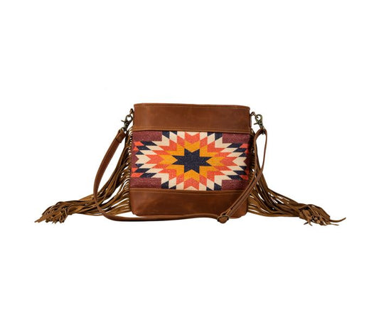 Myra Bag Sedona Star Fringed Shoulder Bag #8554