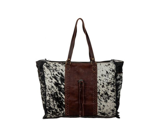 Myra Bag Rosalinda Cross Stitched Weekender Bag #8561